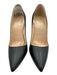 Christian Louboutin Shoe Size 36 Black Leather Pointed Toe Pumps Black / 36