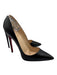 Christian Louboutin Shoe Size 36 Black Leather Pointed Toe Pumps Black / 36