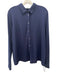 Anatomie Size XL Navy Blue Faded Fabric Tag Long Sleeve Snap Button Front Top Navy Blue / XL