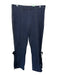 Cinq a Sept Size 12 Dark denim Cotton Denim Side Zip Contrast Stitch Jeans Dark denim / 12