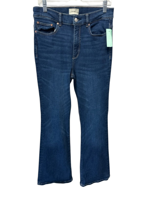 DL 1961 Size 30 Med Wash Cotton Denim High Rise Contrast Stitch Whiskering Jeans Med Wash / 30