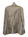 Anatomie Size XL Khaki Beige Polymide Zip Pockets Mock Neck Patch Pocket Jacket Khaki Beige / XL