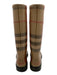 Burberry Shoe Size 40 Beige, Black, Red Rubber Knee High Nova Check Rain Boots Beige, Black, Red / 40