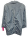 Tuckernuck Size L Blue & White Polyester Long Sleeve Gingham Split V neck Top Blue & White / L