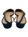 Veronica Beard Shoe Size 9.5 Dark Wash & Black Denim & Leather Cap Toe Flats Dark Wash & Black / 9.5