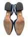 Veronica Beard Shoe Size 9.5 Dark Wash & Black Denim & Leather Cap Toe Flats Dark Wash & Black / 9.5