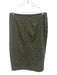 Ann Mashburn Size M/10 Olive Green Cotton 1/2 Sleeve Floral Cutout Skirt Set Olive Green / M/10