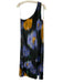 Marie Oliver Size M Black, Blue, Orange Silk painted floral One Shoulder Dress Black, Blue, Orange / M