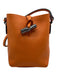 Longchamp Orange Cowhide Leather Toggle Clasp Crossbody Bag Orange / Mini