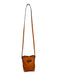 Longchamp Orange Cowhide Leather Toggle Clasp Crossbody Bag Orange / Mini