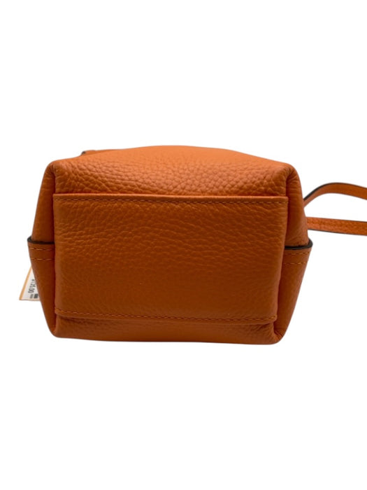 Longchamp Orange Cowhide Leather Toggle Clasp Crossbody Bag Orange / Mini