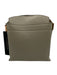 Donna Karan Taupe Biege Leather Turn Lock Zip Crossbody Bag Taupe Biege / S