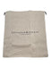 Donna Karan Taupe Biege Leather Turn Lock Zip Crossbody Bag Taupe Biege / S