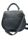 DeMellier Black Leather Saddle Tassle Detail Crossbody Bag Black