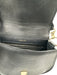 DeMellier Black Leather Saddle Tassle Detail Crossbody Bag Black