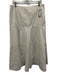 COS Size 10 White Cotton Maxi Back Zip Skirt White / 10