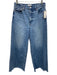 Pistola Size 30 Medium Wash Cotton High Rise Wide Leg Frayed Jeans Medium Wash / 30
