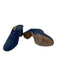 Tods Shoe Size 40.5 Blue Suede Block Heel Round Toe Mule Pumps Blue / 40.5