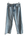 Zara Size 8 Light Wash Cotton Wide Leg 5 Pocket Zip Fly Jeans Light Wash / 8