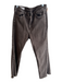 Zara Size 12 Brown No Fabric Tag Straight Cut 5 Pocket Zip Fly Raw Hem Jeans Brown / 12