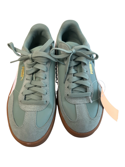 Puma Shoe Size 8 Seafoam Manmade Material Lace Up Sneaker Logo Shoes Seafoam / 8
