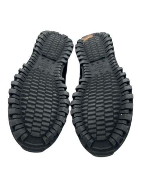 Valentino Garavani Shoe Size 37 Black & Gray Suede & Nylon Camoflage Sneakers Black & Gray / 37