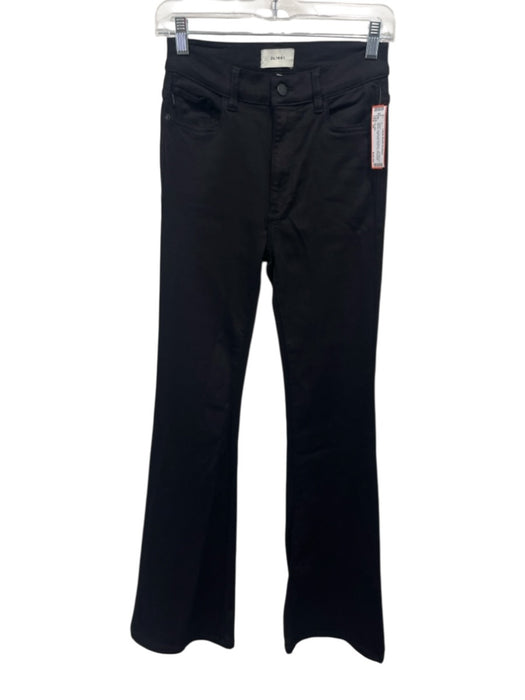 DL1961 Size 26 Black Tencel Lyocell Blend Faux Denim Zip Fly High Rise Jeans Black / 26
