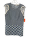 Stella McCartney Size S Blue & White Sleeveless Pattern Block Netted Top Blue & White / S