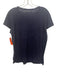 Zadig & Voltaire Size XS Navy Blue & Red Cotton & Viscose Short Sleeve Text Top Navy Blue & Red / XS