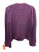 Veronica Beard Size S Purple, Red, Blue Long puff sleeve Gold Buttons Cardigan Purple, Red, Blue / S