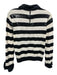 Alice + Olivia Size M Black & Cream Cotton & Polyester Long Sleeve Sweater Black & Cream / M