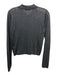 Rolla's Size 12/L Black & Silver Viscose & Polyamide Shimmer Snaps Cardigan Black & Silver / 12/L