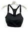 Oiselle Size 32DD Black Polyester Blend Hook & Eye closure Racerback sports bra Black / 32DD