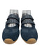 Sam Edelman Shoe Size 6.5 Navy Blue & Cream White Leather Upper Suede Sneakers Navy Blue & Cream White / 6.5