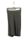 Zero + Maria Cornejo Size 6 Black Acetate Blend Elastic Waist Front Seam Skirt Black / 6