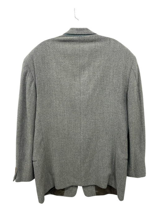 Giorgio Armani Green & Blue Wool 2 Button Men's Blazer Green & Blue / 44r