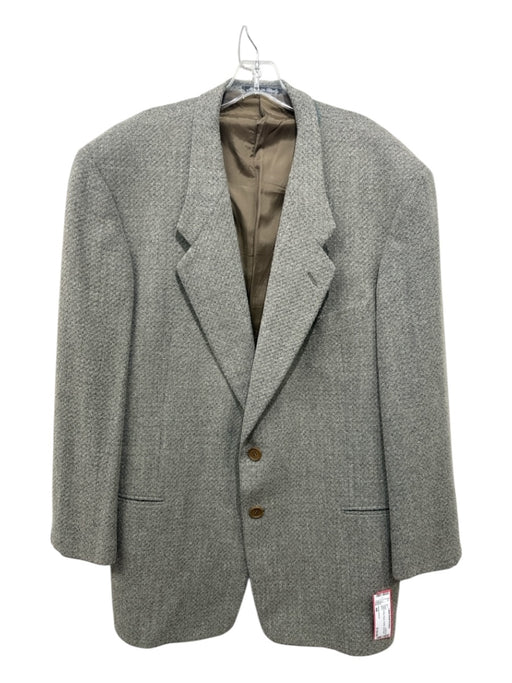 Giorgio Armani Green & Blue Wool 2 Button Men's Blazer Green & Blue / 44r