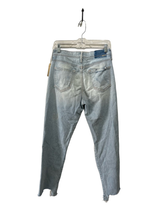 Mother Size 27 Light Wash Cotton High Rise Distressed Frayed Hem Jeans Light Wash / 27