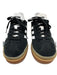 Adidas Shoe Size 7 Black & White Suede & Leather Platform Round Toe Sneakers Black & White / 7