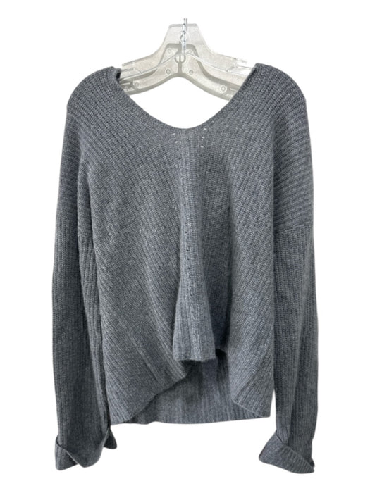 360 Cashmere Size M Gray Cashmere Hooded Sweater Gray / M