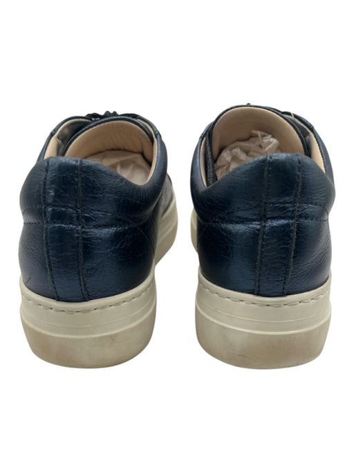 Madison Maison Shoe Size 39 Navy Blue, Gold, White Leather Metallic Sneakers Navy Blue, Gold, White / 39
