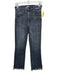 Mother Size 26 Charcoal Gray Cotton Blend Denim Raw Hem Button & Zip Fly Jeans Charcoal Gray / 26