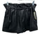 Alice + Olivia Classics Size S Black Faux Leather Elastic Waistband Short Shorts Black / S