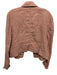 L'agence Size M Blush Pink Linen Long Sleeve Double Breasted Cropped Jacket Blush Pink / M