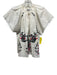 Mariacher Size M Cream, Black & Pink Cotton Embroidered Short Sleeve Top Cream, Black & Pink / M