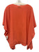 McCulley's Peach Orange Cashmere Snaps Poncho Peach Orange / One Size