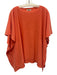 McCulley's Peach Orange Cashmere Snaps Poncho Peach Orange / One Size