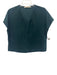 Marie Oliver Size S Phthalo Green Polyester & Spandex Suede V Neck Top Phthalo Green / S