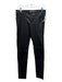 Alice + Olivia Size 8 Black Lamb leather Button & Zip Low Rise Skinny Pants Black / 8