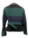 Burberry Brit Size 8 Navy Blue, Green & Black Virgin Wool Blend Button Up Jacket Navy Blue, Green & Black / 8